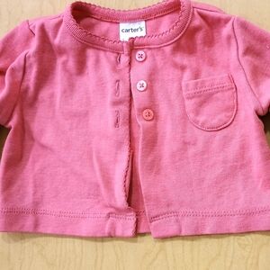 Carter's Pink Kids Cardigan